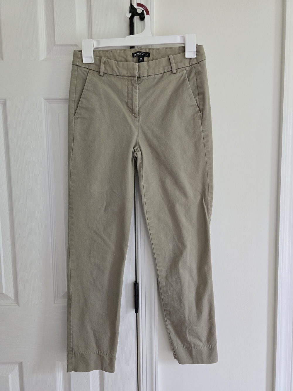 Womens Cropped Khakis